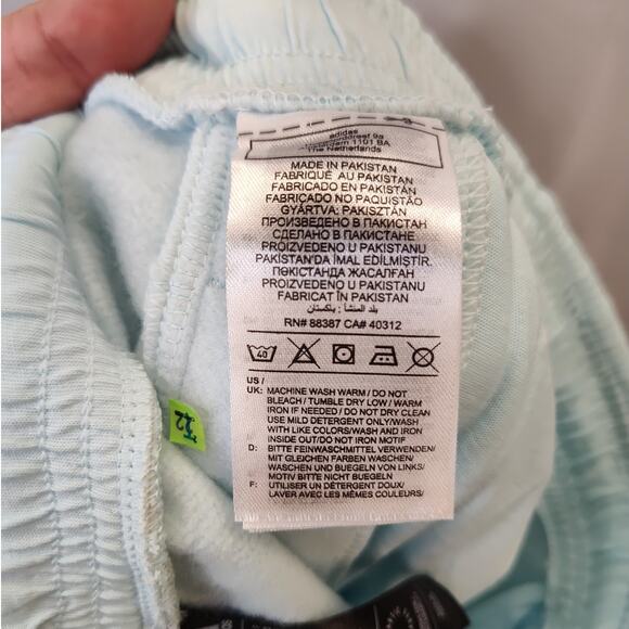 Adidas Mint Sweat Shorts Fleece Shorts, XS - Picture 5 of 6